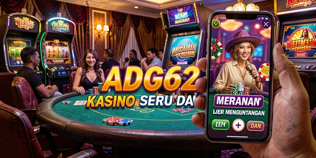 Gameplay seru dan menantang di ADG62 dengan berbagai pilihan permainan Kasino.