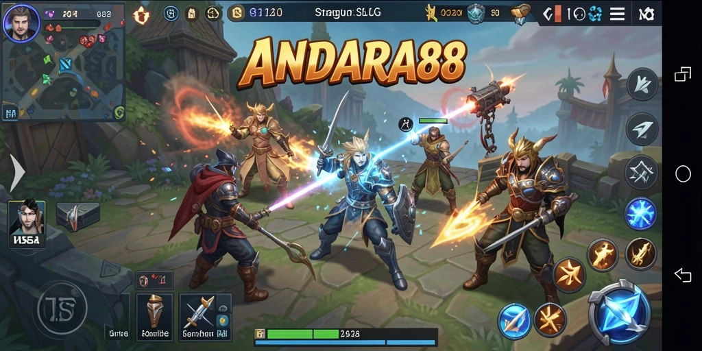 Tampilan gameplay menarik dalam ANDARA88 yang memukau.