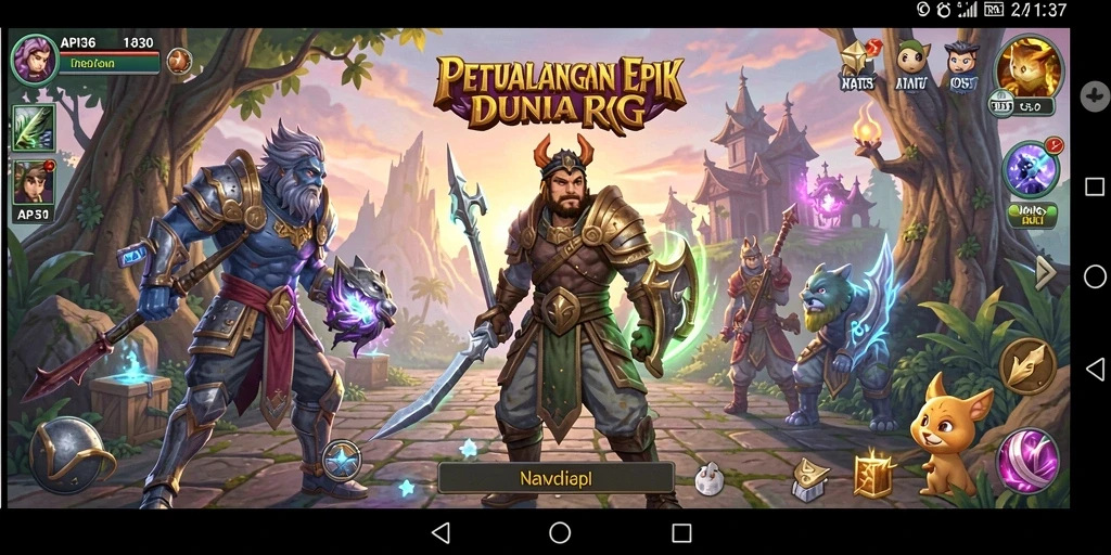Tampilan gameplay <strong>API36</strong> menampilkan aksi pertarungan yang mendebarkan.