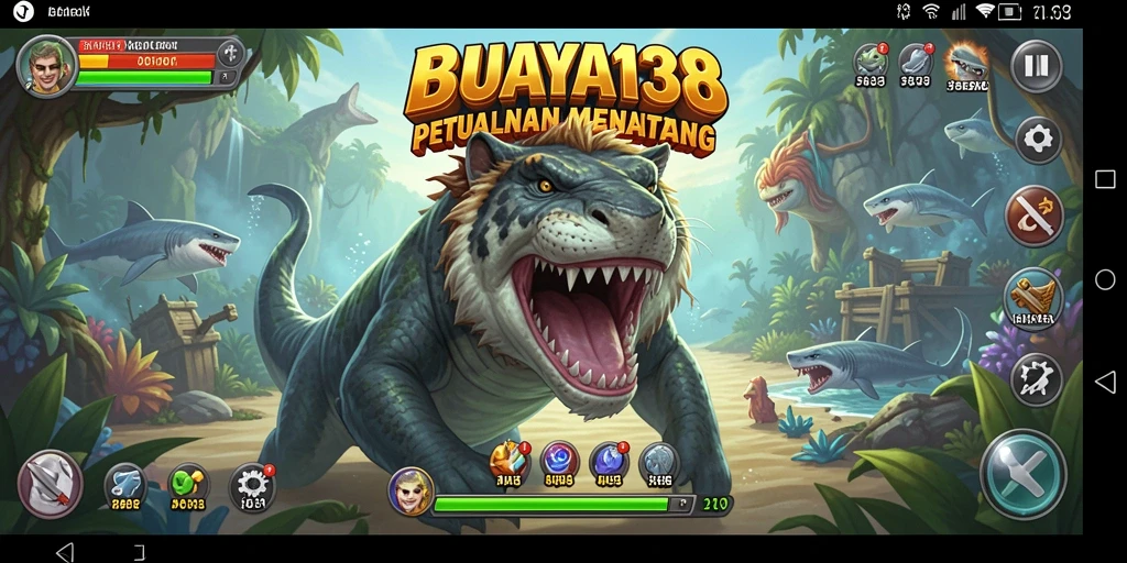 Tampilan gameplay BUAYA138 yang seru dan menantang.