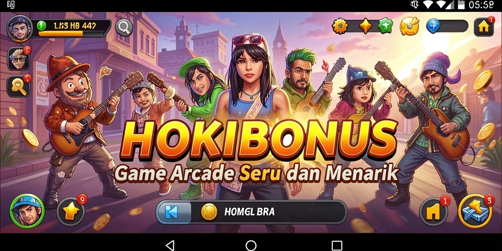 Tangkapan layar HOKIBONUS menampilkan gameplay seru dan menantang.