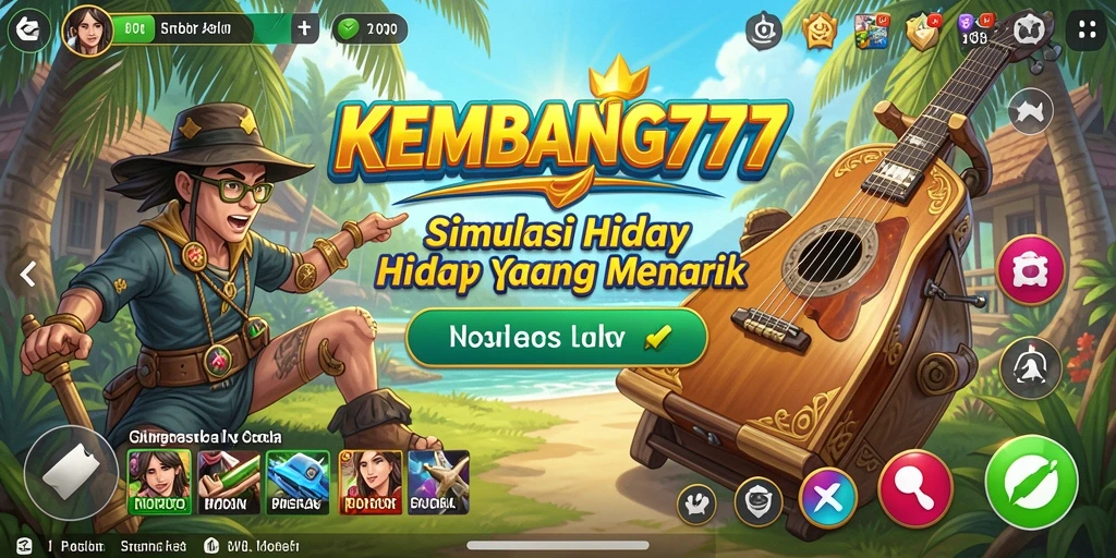 Tampilan menawan dari gameplay KEMBANG777 yang penuh warna.