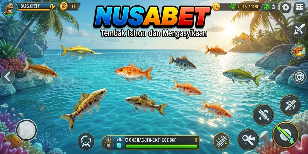 Gameplay seru menembak ikan di NUSABET.