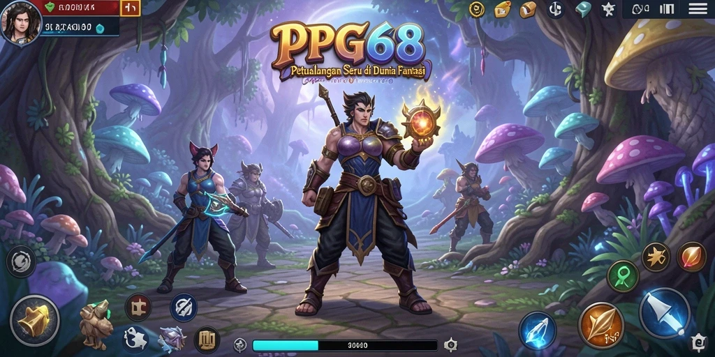 Tampilan gameplay PGG68 yang seru dan menantang.