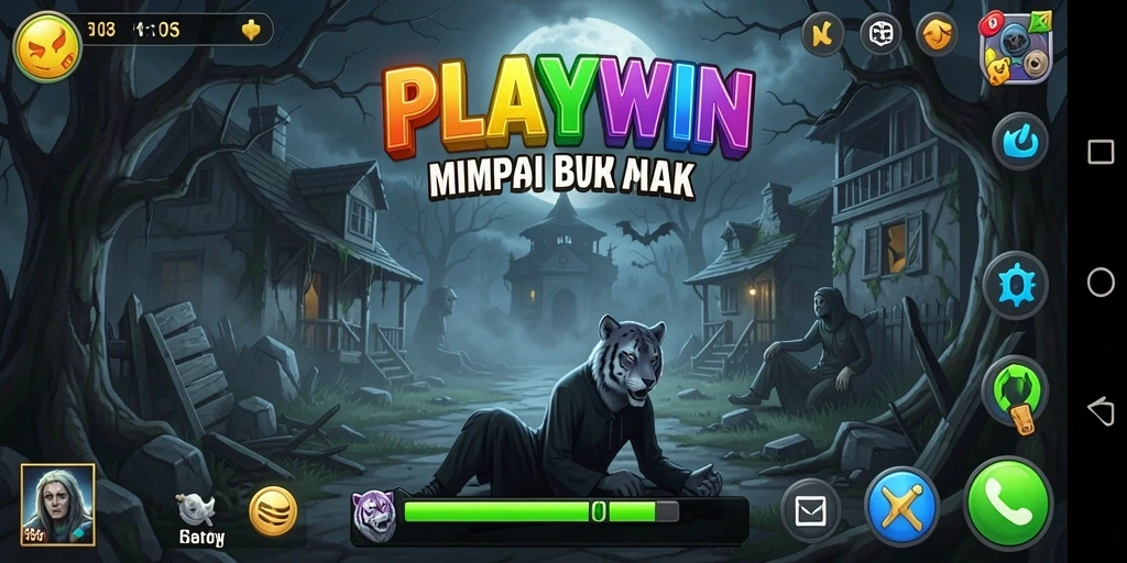 Tampilan mencekam dari gameplay Horror di PLAYWIN yang mengintimidasi.