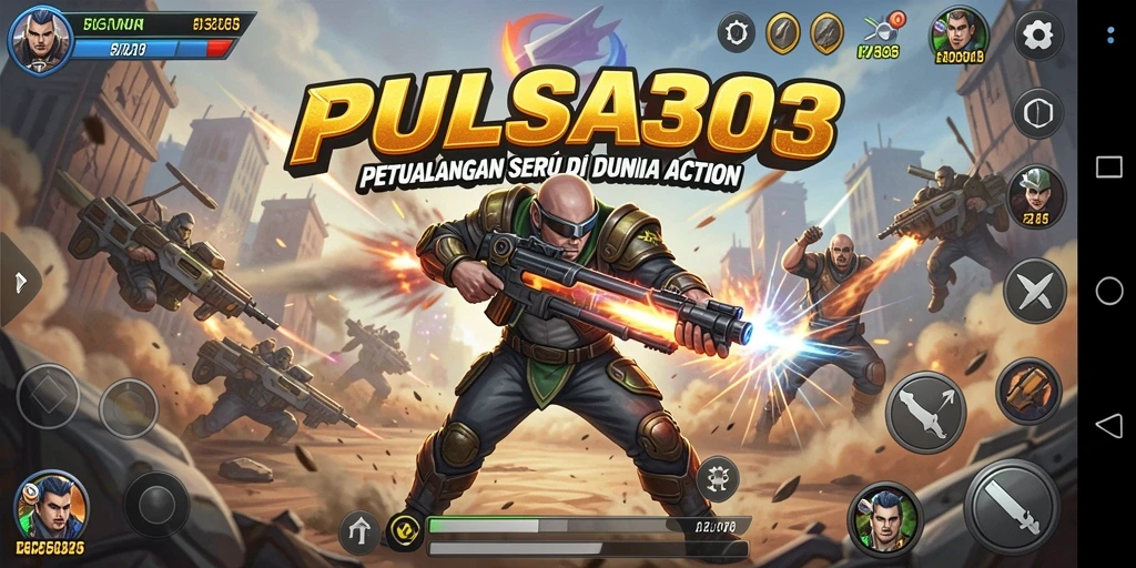 Tampilan gameplay yang intens dan mendebarkan dari PULSA303.