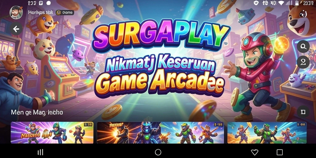 Tampilan gameplay seru dan penuh aksi dari SURGAPLAY.