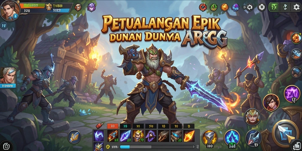 Screenshot yang menunjukkan aksi seru pertempuran di TV888.
